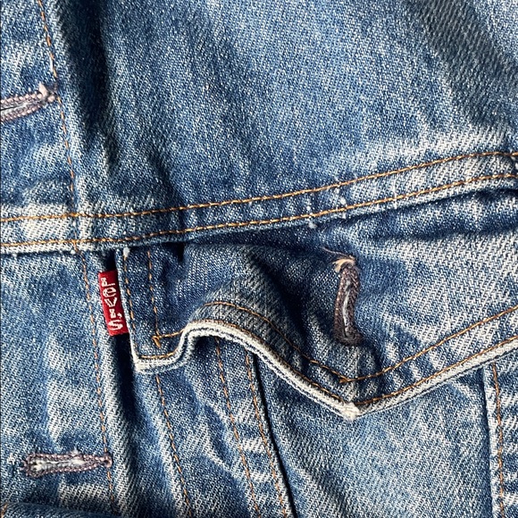 Levi's Blue Denim Jacket - Picture 3 of 5